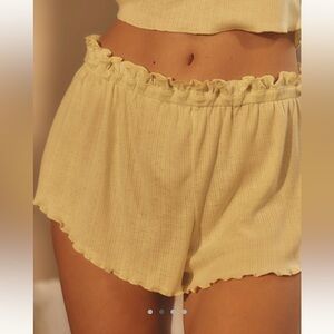 By Anthropologie Pointelle Knit Shorts